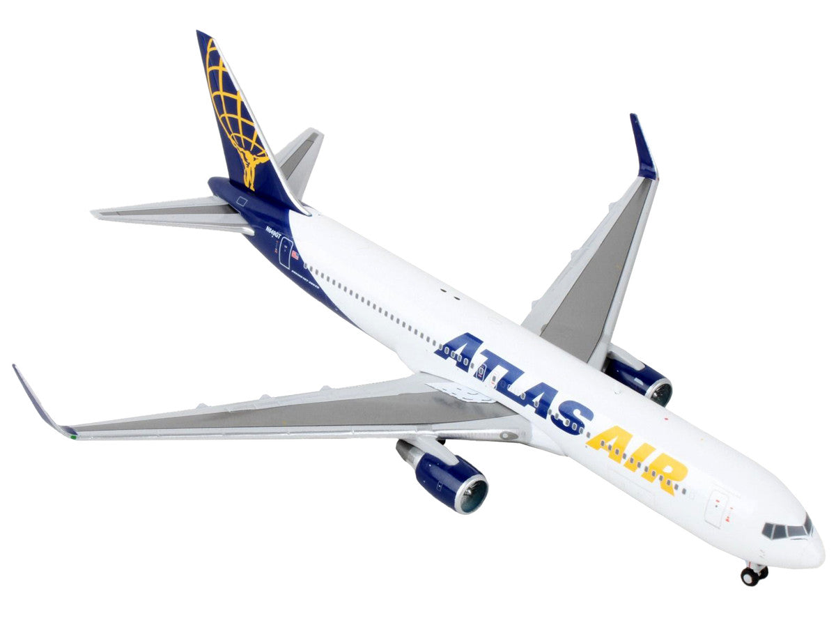 Boeing 767-300ER Commercial Aircraft "Atlas Air" White and Blue 1/400 Diecast Model Airplane by GeminiJets LuxuryLifeWay Online Store