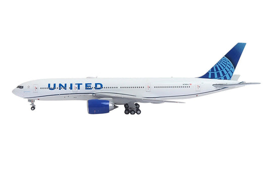 Boeing 777-200ER Commercial Aircraft "United Airlines" (N798UA) White with Blue Tail 1/400 Diecast Model Airplane by GeminiJets LuxuryLifeWay Online Store