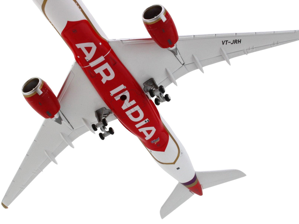 Airbus A350-900 Commercial Aircraft "Air India" (VT-JRH) White with Tail Graphics 1/400 Diecast Model Airplane by GeminiJets LuxuryLifeWay Online Store