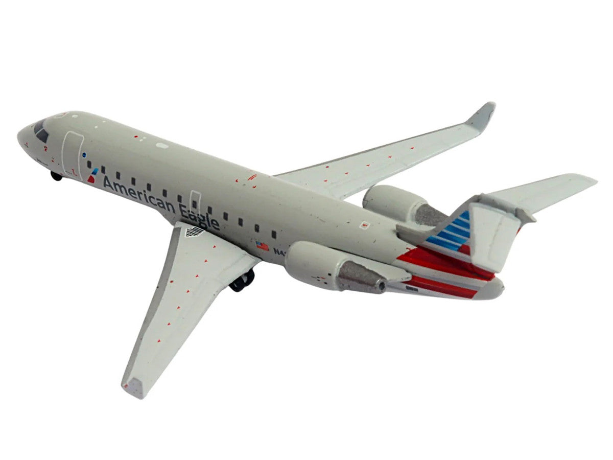 Bombardier CRJ200 Commercial Aircraft "American Eagle - Air Wisconsin" (N420AW) Gray with Red and Blue Tail 1/400 Diecast Model Airplane by GeminiJets LuxuryLifeWay Online Store