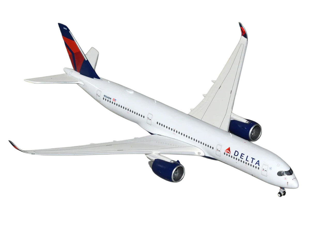 Airbus A350-900 Commercial Aircraft "Delta Air Lines" (N504DN) White with Blue and Red Tail 1/400 Diecast Model Airplane by GeminiJets LuxuryLifeWay Online Store