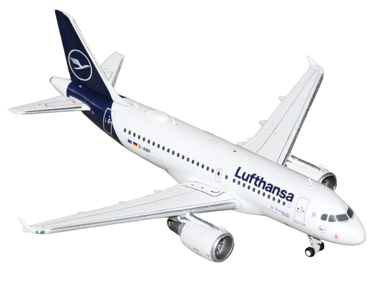 Airbus A319-100 Commercial Aircraft "Lufthansa" (D-AIBF) White with Dark Blue Tail 1/400 Diecast Model Airplane by GeminiJets LuxuryLifeWay Online Store