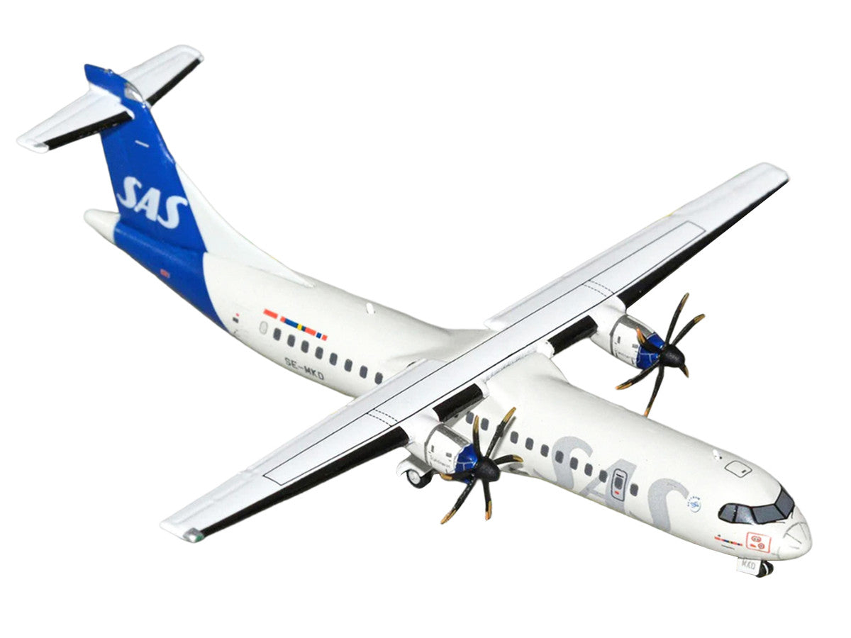 ATR 72-600 Commercial Aircraft "Scandinavian Airlines" (SE-MKD) White with Blue Tail 1/400 Diecast Model by GeminiJets LuxuryLifeWay Online Store