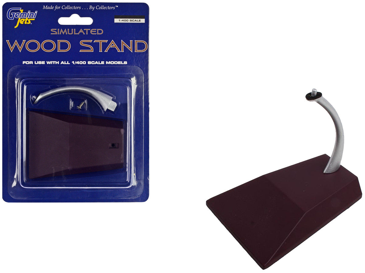 Simulated Wood Display Stand for 1/400 Scale Models by GeminiJets LuxuryLifeWay Online Store