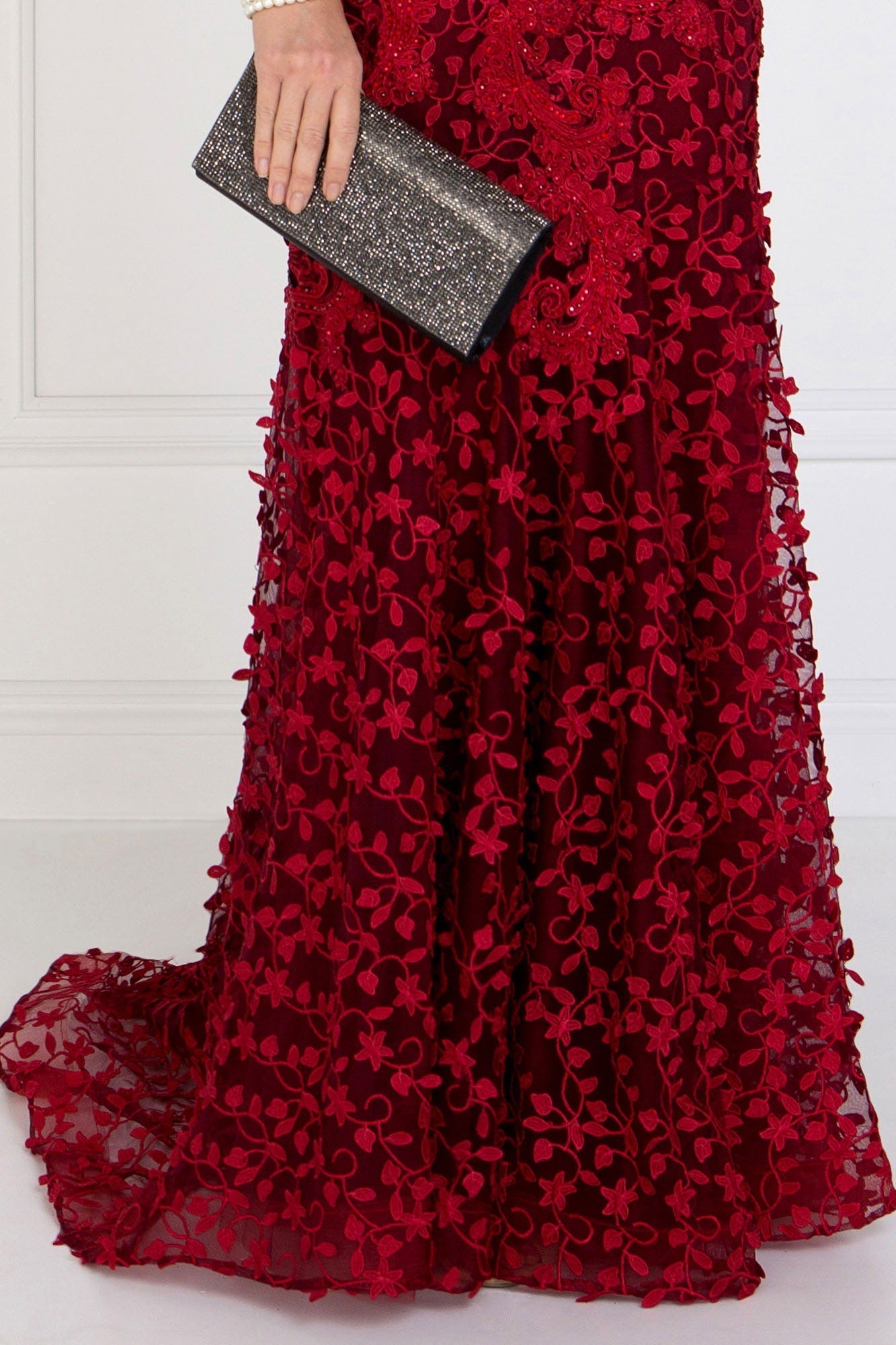 Tulle Mermaid Long Dress with Lace Applique LuxuryLifeWay Online Store