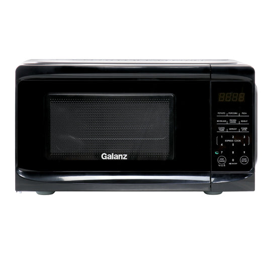 Galanz 0.7 cu ft 700W Countertop Microwave Oven in Black with One Touch Express Cooking LuxuryLifeWay Online Store