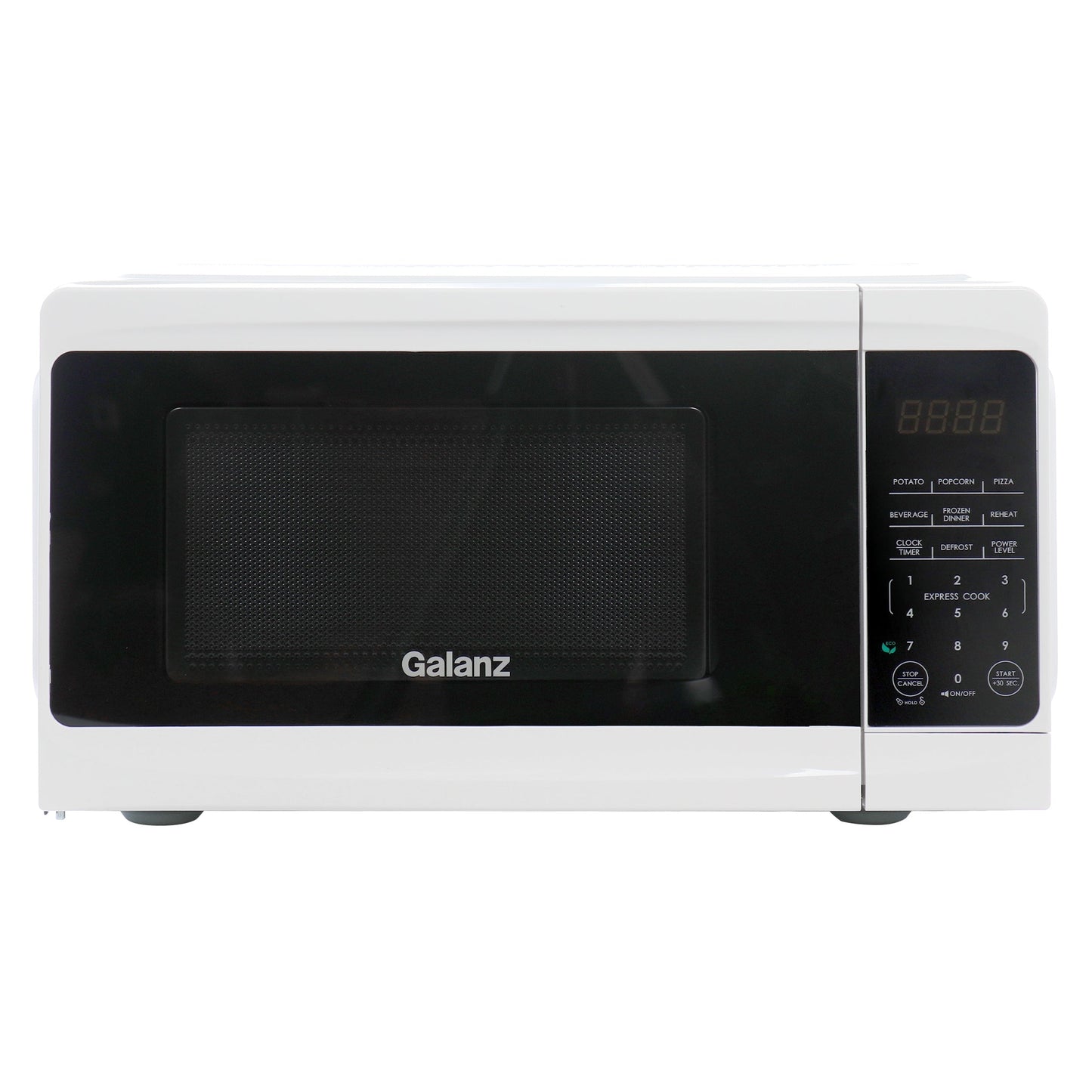Galanz 0.7 cu ft 700W Countertop Microwave Oven in White with One Touch Express Cooking LuxuryLifeWay Online Store