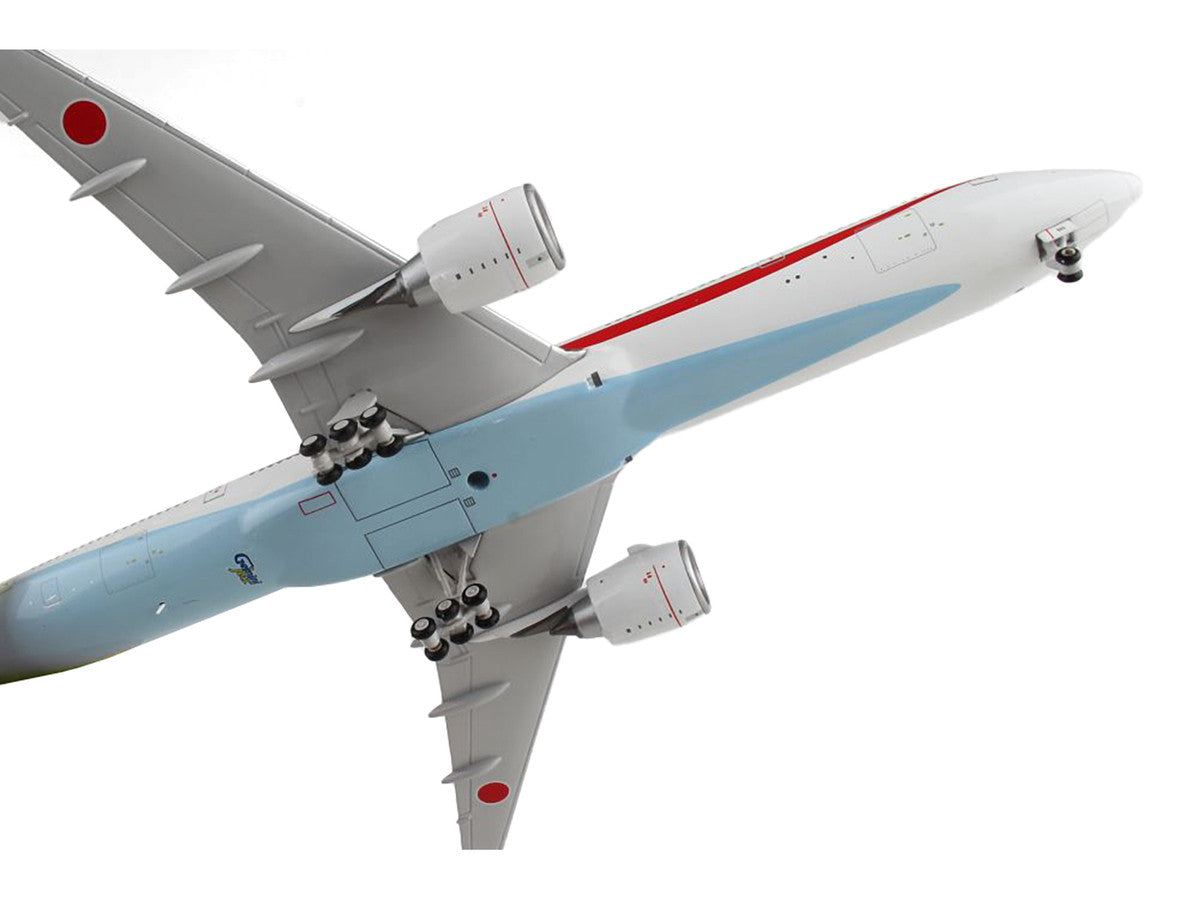 Boeing 777-300ER Commercial Aircraft "Japan Air Self-Defense Force" White with Red Stripes "Gemini Macs" Series 1/400 Diecast Model Airplane by GeminiJets LuxuryLifeWay Online Store