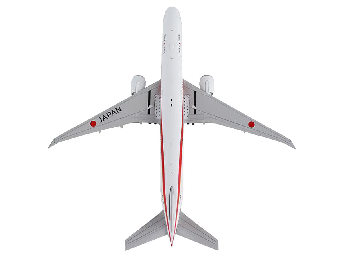 Boeing 777-300ER Commercial Aircraft "Japan Air Self-Defense Force" White with Red Stripes "Gemini Macs" Series 1/400 Diecast Model Airplane by GeminiJets LuxuryLifeWay Online Store