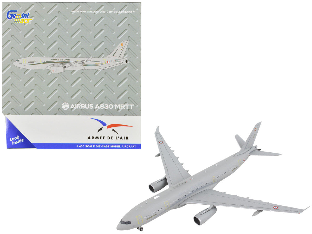 Airbus A330 MRTT Tanker Aircraft "Armee de l'Air - French Air Force" Gray "Gemini Macs" Series 1/400 Diecast Model Airplane by GeminiJets LuxuryLifeWay Online Store