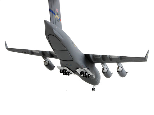Boeing C-17 Globemaster III Transport Aircraft "Charlotte Air National Guard - United States Air Force" Gray "Gemini Macs" Series 1/400 Diecast Model Airplane by GeminiJets LuxuryLifeWay Online Store