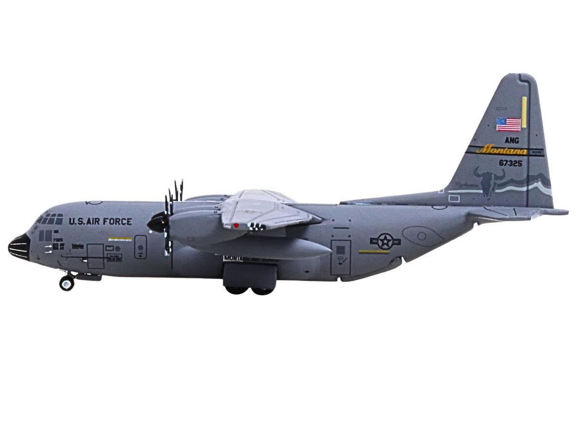 Lockheed C-130H3 Hercules Transport Aircraft "96-7325 120th Airlift Wing Montana Air National Guard" United States Air Force "Gemini Macs" Series 1/400 Diecast Model Airplane by GeminiJets LuxuryLifeWay Online Store