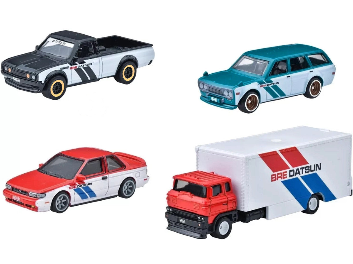 "BRE" Set of 4 pieces Series Hot Wheels "Premium" 2024 Series U Diecast Model Cars by Hot Wheels LuxuryLifeWay Online Store