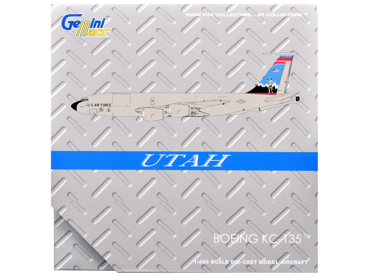 Boeing KC-135R Stratotanker Aircraft "Utah Air National Guard" United States Air Force (61-0275) Gray "Gemini Macs" Series 1/400 Diecast Model Airplane by GeminiJets LuxuryLifeWay Online Store