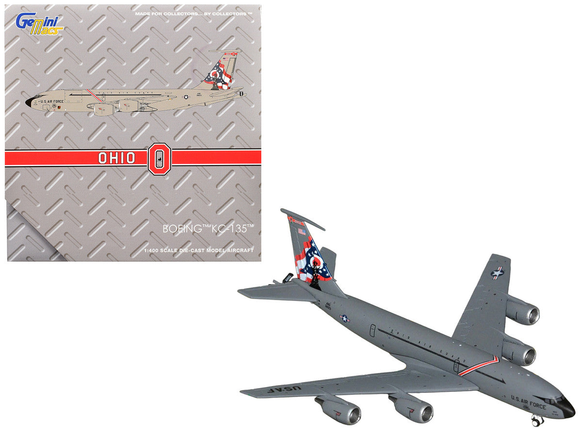 Boeing KC-135R Stratotanker Aircraft "Ohio Air National Guard" United States Air Force (63-8013) Gray "Gemini Macs" 1/400 Diecast Model Airplane by GeminiJets LuxuryLifeWay Online Store
