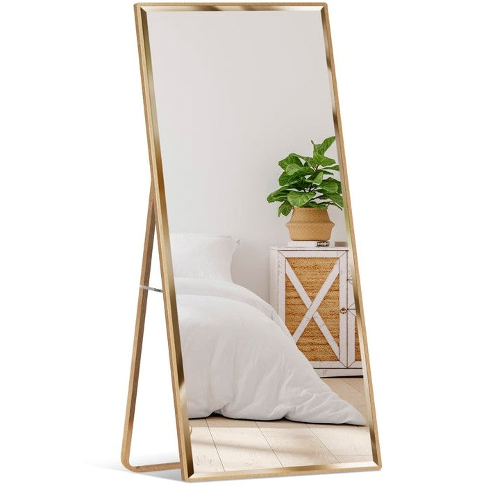 Gold Large Full Length Leaning Wall or Hanging Mirror LuxuryLifeWay Online Store