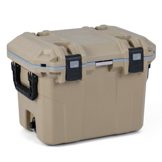 Ultra-Light Injection Molded Cooler 53 QT Hard Ice Chest-White LuxuryLifeWay Online Store