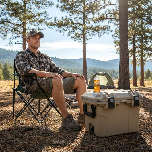 Ultra-Light Injection Molded Cooler 53 QT Hard Ice Chest-White LuxuryLifeWay Online Store