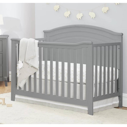 SF Home Solid Wood Convertible Crib in Grey - Toddler Bed Sold Separately LuxuryLifeWay Online Store