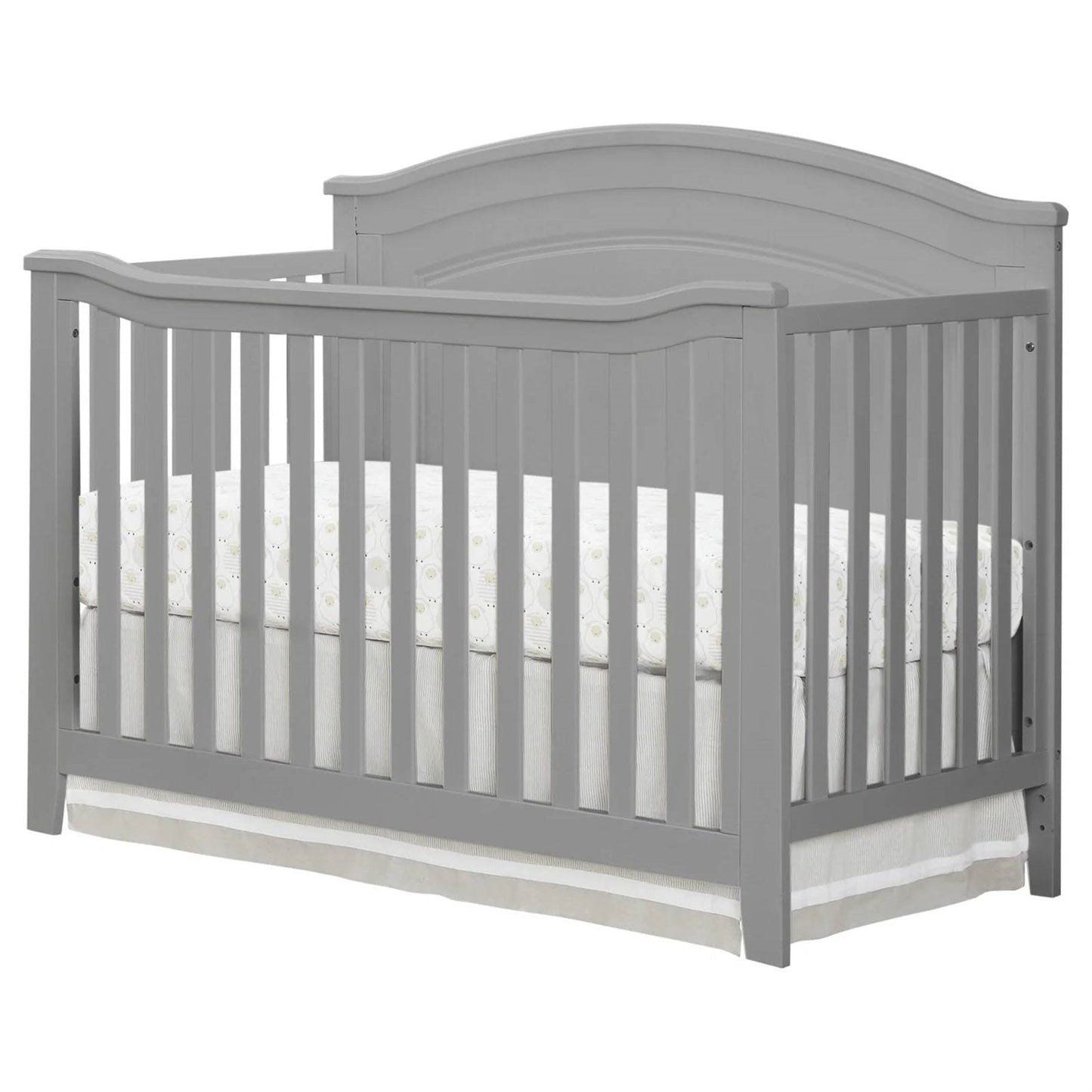 SF Home Solid Wood Convertible Crib in Grey - Toddler Bed Sold Separately LuxuryLifeWay Online Store