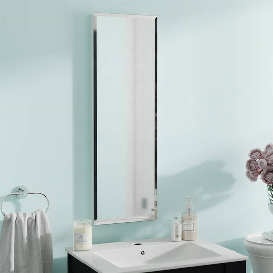 Narrow Bathroom Medicine Cabinet Frameless Mirror 12 x 36 inch LuxuryLifeWay Online Store