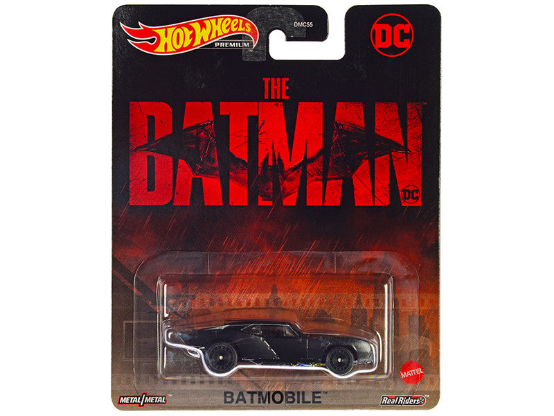 Batmobile Matt Black "The Batman" (2022) Movie "DC Comics" Diecast Model Car by Hot Wheels LuxuryLifeWay Online Store