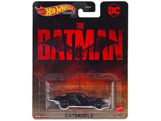 Batmobile Matt Black "The Batman" (2022) Movie "DC Comics" Diecast Model Car by Hot Wheels LuxuryLifeWay Online Store