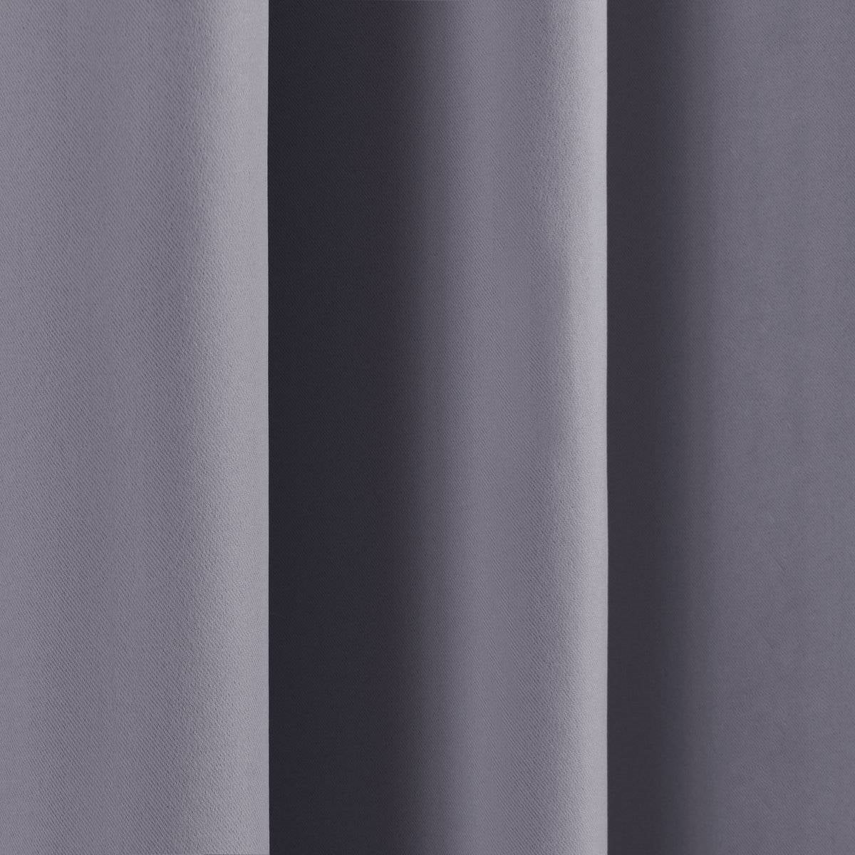 52 x 63 inch Solid Grey Thermal Blackout Curtain Panels - Set of 2 LuxuryLifeWay Online Store
