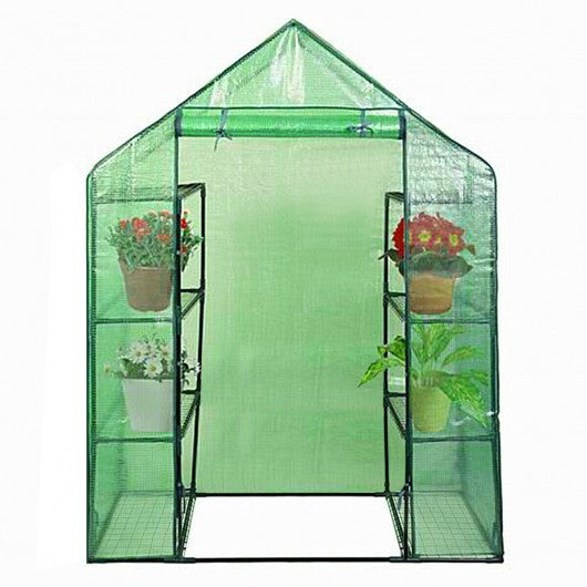 Portable 4 Tier Walk-in Plant Greenhouse with 8 Shelves LuxuryLifeWay Online Store