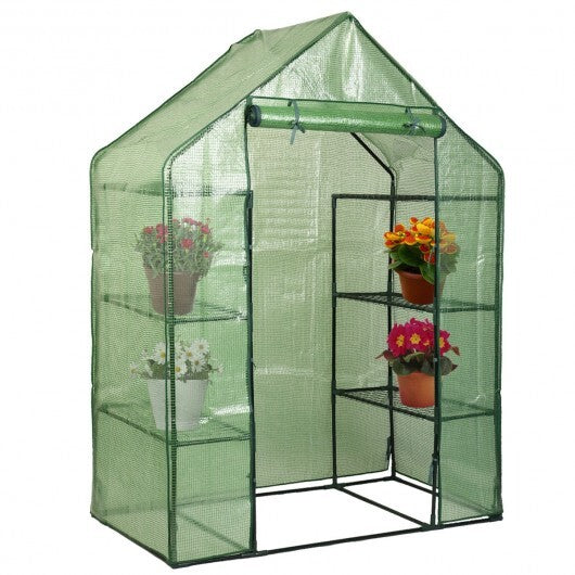 Portable 4 Tier Walk-in Plant Greenhouse with 8 Shelves LuxuryLifeWay Online Store