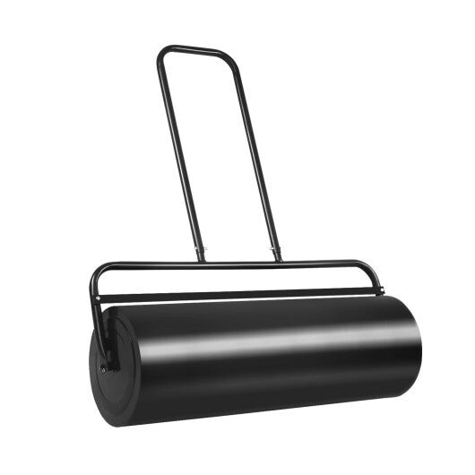 36 x 12 Inch Tow Lawn Roller Water Filled Metal Push Roller-Black - Color: Black LuxuryLifeWay Online Store