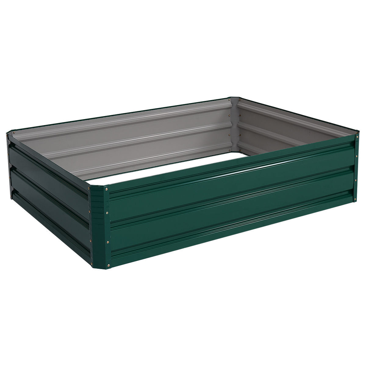 47.5 Inch Patio Raised Garden Bed Vegetable Flower Planter - Color: Dark Green - Size: 47 inches LuxuryLifeWay Online Store