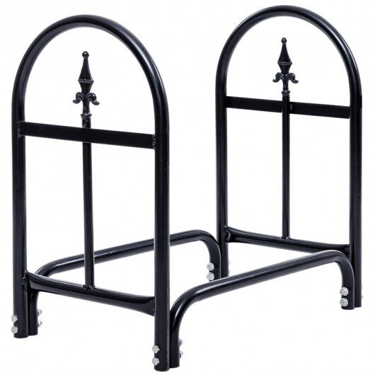 2 Feet Outdoor Heavy Duty Steel Firewood Storage Holder LuxuryLifeWay Online Store