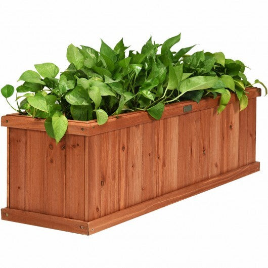 Wooden Decorative Planter Box for Garden Yard and Window LuxuryLifeWay Online Store