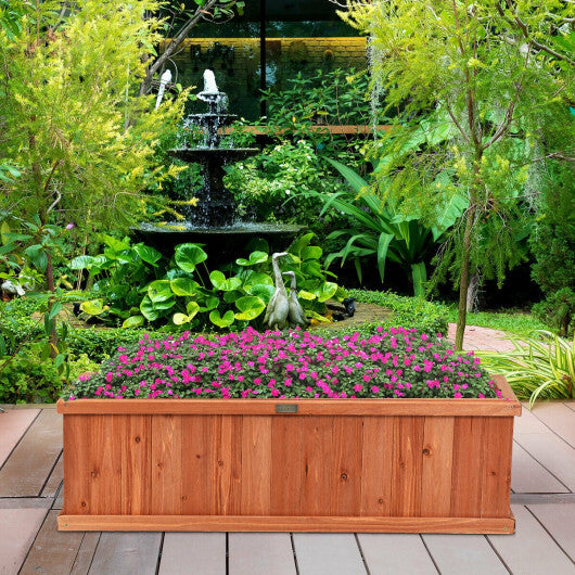 Wooden Decorative Planter Box for Garden Yard and Window LuxuryLifeWay Online Store