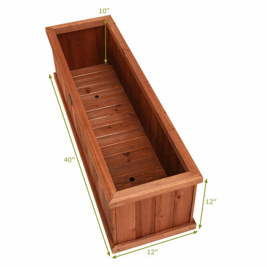 Wooden Decorative Planter Box for Garden Yard and Window LuxuryLifeWay Online Store
