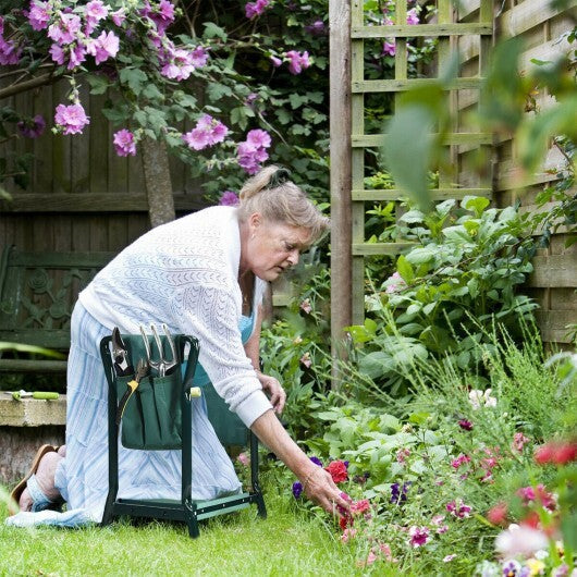 Folding Garden Kneeler and Seat Bench - Color: Green LuxuryLifeWay Online Store