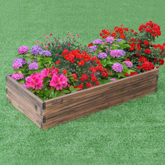 Elevated Wooden Garden Planter Box Bed Kit LuxuryLifeWay Online Store