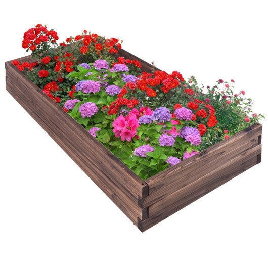 Elevated Wooden Garden Planter Box Bed Kit LuxuryLifeWay Online Store
