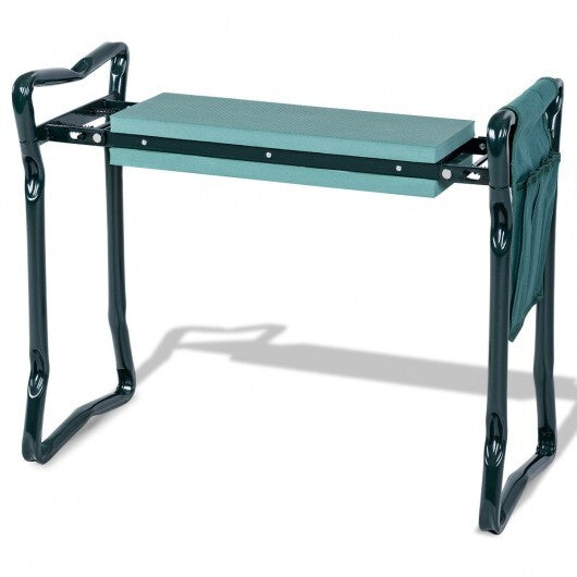 Folding Sturdy Garden Kneeler Pad and Cushion Seat - Color: Green LuxuryLifeWay Online Store