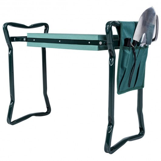 Folding Sturdy Garden Kneeler Pad and Cushion Seat - Color: Green LuxuryLifeWay Online Store