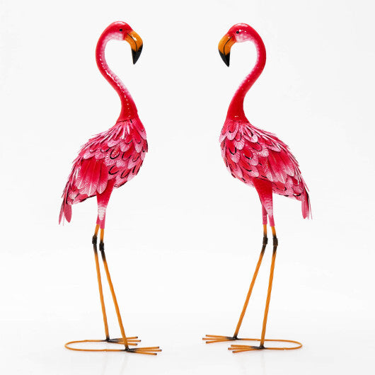 2-Piece Flamingo Garden Statue Set LuxuryLifeWay Online Store