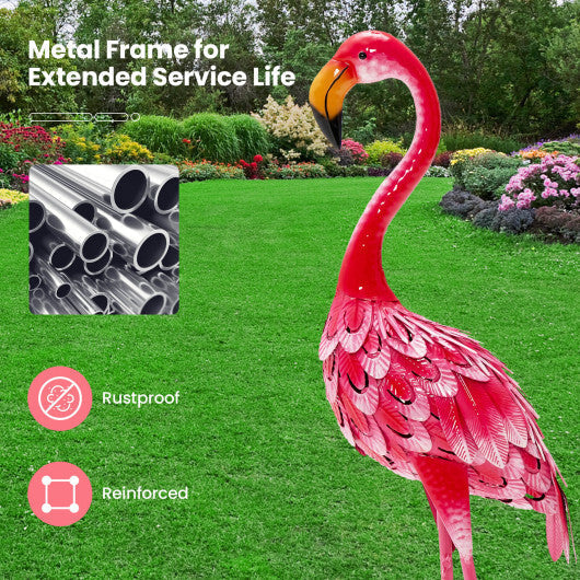 2-Piece Flamingo Garden Statue Set LuxuryLifeWay Online Store