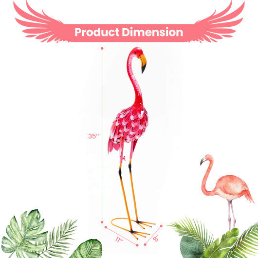 2-Piece Flamingo Garden Statue Set LuxuryLifeWay Online Store