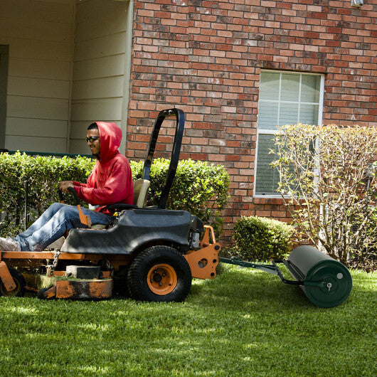 Metal Lawn Roller with Detachable Gripping Handle-Green LuxuryLifeWay Online Store