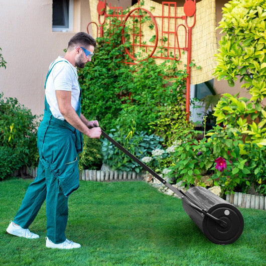 Metal Lawn Roller with Detachable Gripping Handle-Green LuxuryLifeWay Online Store