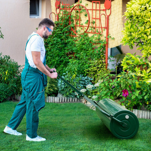 39 Inch Wide Push/Tow Lawn Roller-Green LuxuryLifeWay Online Store