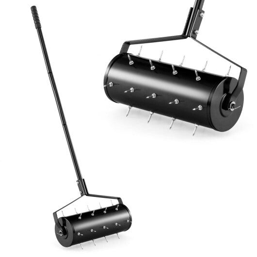 18/21 Inch Manual Lawn Aerator with Detachable Handle-21 inches LuxuryLifeWay Online Store