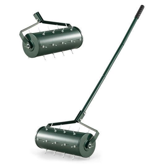 18/21 Inch Manual Lawn Aerator with Detachable Handle Filled with Sand or Stone-21 inches LuxuryLifeWay Online Store