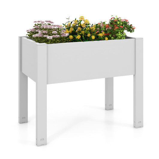 53L Raised Bed Grow Box Self-Watering Planter Box Stand with Water Level Monitor-Coffee LuxuryLifeWay Online Store